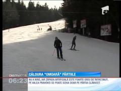 Temperaturile primăvăratice le-au stricat socotelile turiştilor şi hotelierilor