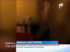O britanică de 100 de ani şi-a comandat un stripper de ziua ei!
