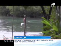 Fotomodelul Kate Moss a primit un cadou de 280.000 de lire!