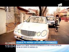 Copiii şi ultima soţie a lui Costică Ştefănescu se ceartă pe moştenire