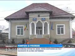 Doi "pompieri" din judeţul Neamţ au incendiat 4 gospodării. Tot ei le și stingeau!