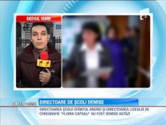 Două directoare de şcoli, demise de inspectoratul şcolar Bucureşti
