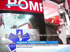 Un bărbat a fost doborât cu lovituri de cuţit, într-un supermarket din Capitală