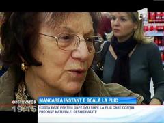 Mâncarea instant e boală la plic!