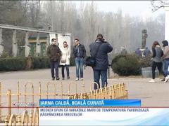 Pericol mare de îmbolnăvire în zilele călduroase de ianuarie