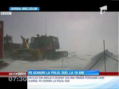 Un elev de 16 ani a devenit cea mai tânără persoană care a ajuns la Polul Sud