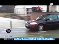 Inundaţiile fac victime în sudul Franţei