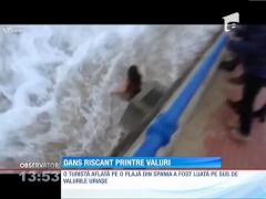 Dans riscant printre valuri