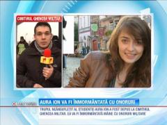 Aura Ion va fi îmormântată cu onoruri