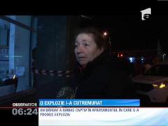 Apartament distrus de explozie