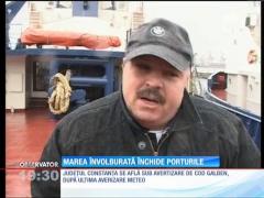 Viscolul închide porturi!