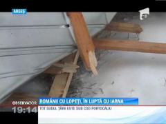 Românii cu lopeţi, în lupta cu iarna