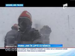 Sud-estul României, îngropat în zăpadă!