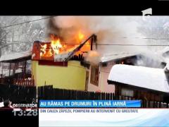Incendiu devastator în Sinaia