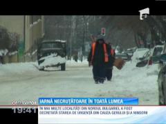 Iarnă necruţătoare în toată lumea