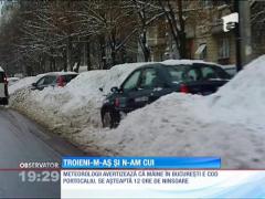 Bucureştiul, de la asfalt curat, la Polul Nord