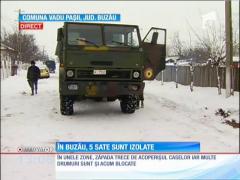 În Buzău, 5 sate sunt izolate
