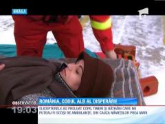 România, sub codul ALB al disperării. 40 de oameni au fost salvați cu elicopterul