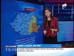 Iarna lovește din nou