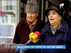 Magazinele au rafturile goale