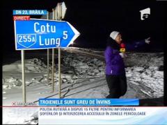 Viscolul s-a potolit! Utilajele au învins nămeţii