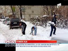 Special! Fitness la lopată: câte calorii pierdem la deszăpezit