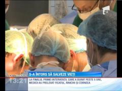 Medicul Radu Zamfir s-a întors să salveze vieți