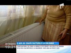 Gerul de afară şi căldura din calorifere ne ard la buzunar