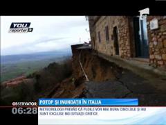 Stare de alertă maximă în Italia, din cauza ploilor abundente