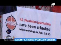 Occidentul susține opoziția din Ucraina