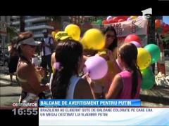 Baloane de avertisment pentru Vladimir Putin