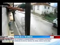 Un cutremur cu magnitudinea 5,7 i-a îngrozit azi pe greci