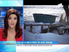 Copilă dispărută după ce a fost la săniuş a fugit de acasă să vadă cum e la oraş