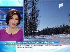 Om de afaceri, împuşcat la vânătoare