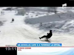 UPDATE / Doi copii au ajuns de la săniuş la spital