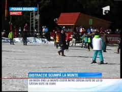 Distracţie scumpă la munte