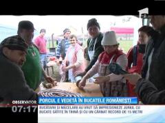 Porcul, vedeta bucatelor româneşti