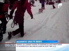 Un tânăr din Piteşti a supravieţuit după ce a căzut într-o prăpastie de 50 de metri