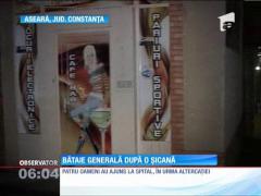 O şicană în trafic a degenerat într-o bătaie violentă