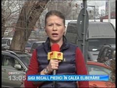 Gigi Becali, piedici în calea eliberării