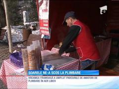 Soarele ne-a scos la plimbare. Vin temperaturi de 19 grade Celsius