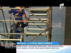 Celebra statuie a Mântuitorului Christos din Rio de Janeiro a intrat în reparaţii
