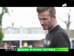 Beckham i-a administrat un vaccin unei fetiţe din Filipine