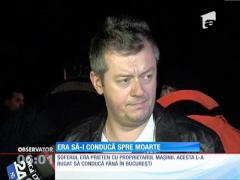 Un bolid, în care erau trei tineri, s-a zdrobit de un zid de beton!