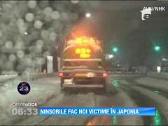 Zăpada a provocat un adevărat dezastru în Japonia