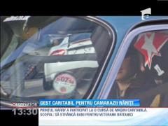 Prinţul Harry a participat la o cursă caritabilă de raliu