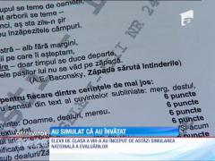 Elevii de clasa a VIII-a au început simularea naţională a examenelor: Cine e Anatol Baconsky?