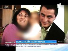 Cristian Cioacă şi-a privit în ochi rivalul, cel care i-ar fi fost Elodiei amant