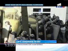 Arsenalul protestatarilor din Kiev: praştii, bolovani şi coktailuri Molotov!