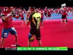 Mircea Badea s-a antrenat cu Jose Aldo, campionul UFC al categoriei "pană", la Paris